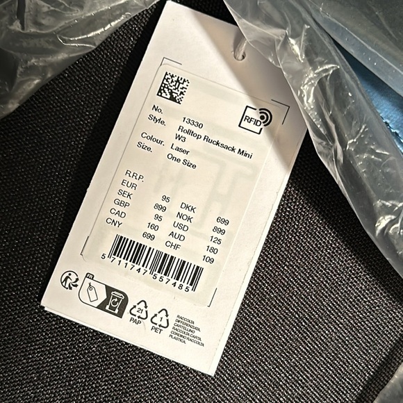 RAINS Rolltop Rucksack Mini - Picture 8 of 9